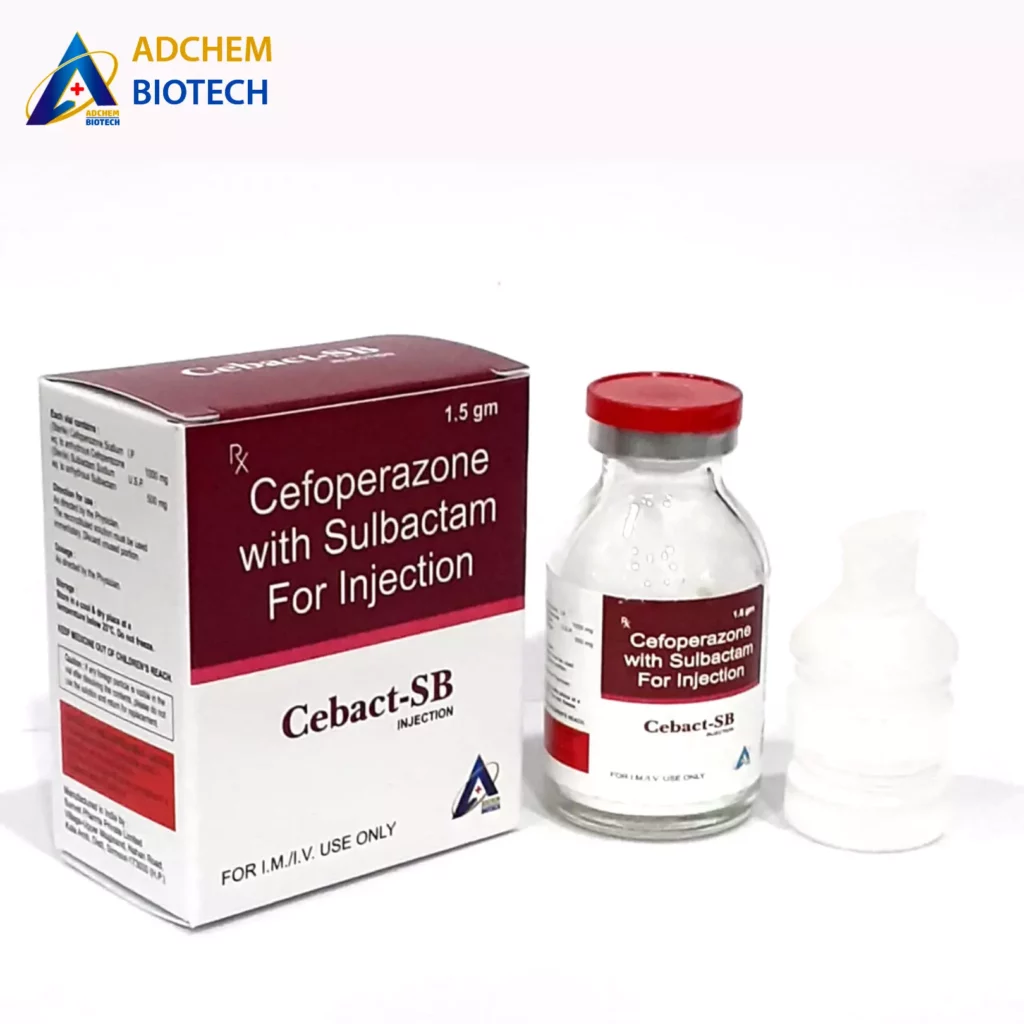 Cefoperazone with sulbactam for injection